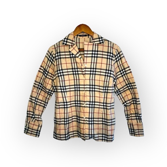 Burberry women's button down shirt